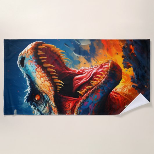 Dinosaur Strandlaken (Voorkant)