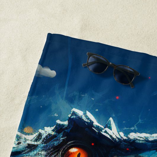 Dinosaur Strandlaken (In situ)