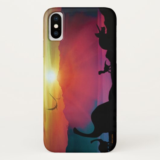 Dinosaur Sunset Case-Mate iPhone Case (Achterkant)
