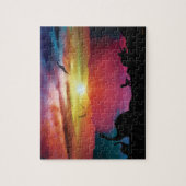 Dinosaur Sunset Legpuzzel (Verticaal)