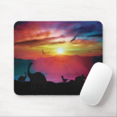 Dinosaur Sunset Muismat (Met muis)