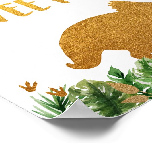 Dinosaur Sweetivores Birthday Sweets Sign Poster (Hoek)