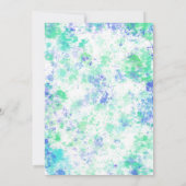 Dinosaur T-Rex 6e Verjaardagsfeest Waterverf Kaart (Achterkant)