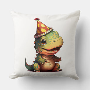 Dinosaur T Rex Birthday Baby Kussen