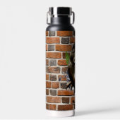 Dinosaur T-Rex Busting Out Personalize Name Waterfles (Voorkant)