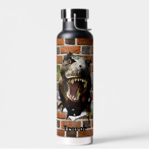 Dinosaur T-Rex Busting Out Personalize Name