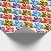Dinosaur T-Rex Cadeaupapier (Hoek)