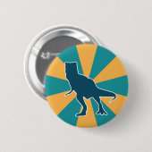 Dinosaur T-rex cartoon jurassic animal Ronde Button 5,7 Cm (Voorkant /achterkant)