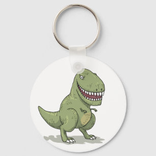 Dinosaur T Rex Cartoon Sleutelhanger