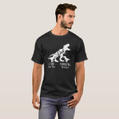 Dinosaur T Rex Dad A Sons First Hero A Daughters T-shirt (Voorkant volledig)