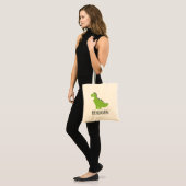 Dinosaur T Rex Dino Baby Eenvoudige Schattigee Naa Tote Bag (Voorkant (model))