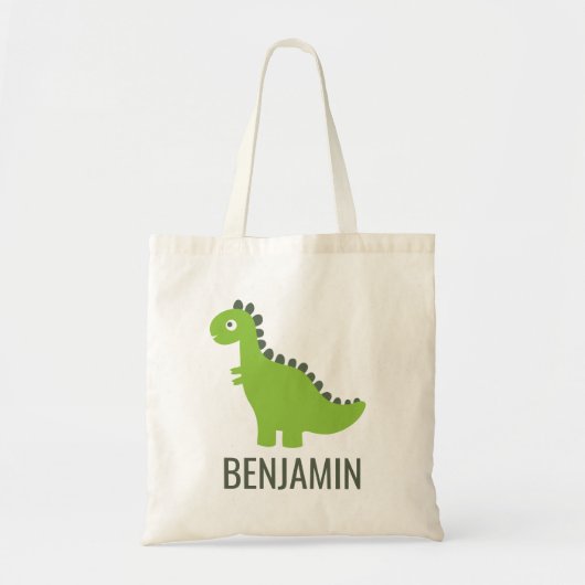 Dinosaur T Rex Dino Baby Eenvoudige Schattigee Naa Tote Bag (Voorkant)