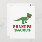 Dinosaur T-Rex Dino Granddad Abuelo Grandpasaurus Briefkaart (Voorkant / Achterkant)