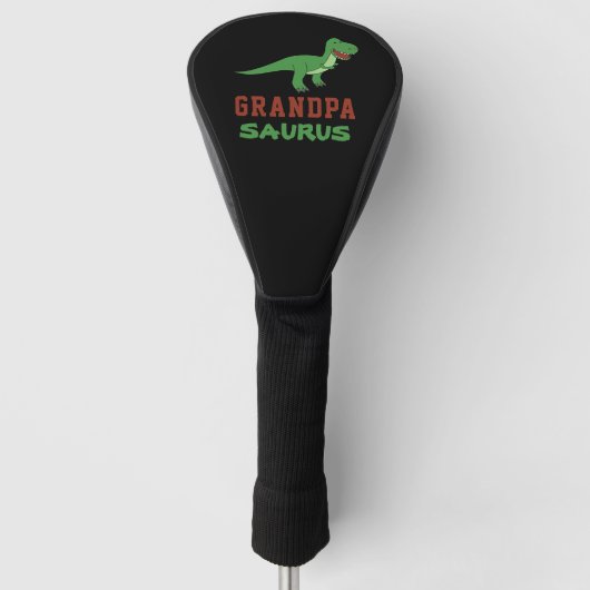 Dinosaur T-Rex Dino Granddad Abuelo Grandpasaurus Golfheadcover (Voorkant)