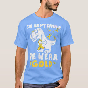 Dinosaur T Rex Draag in september de goudjeugd T-shirt