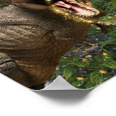 Dinosaur T-rex goochelfee licht Dino-themafparty Poster (Hoek)