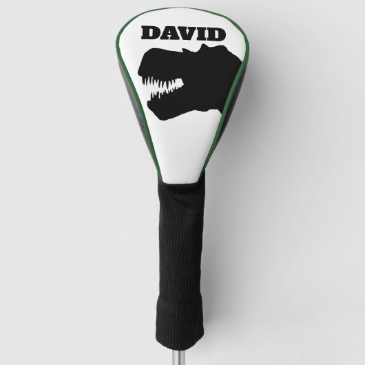 DINOSAUR T-REX GRAPPIGE AANGEPASTE GOLF DRIVER HOE GOLFHEADCOVER (Voorkant)