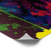 Dinosaur T Rex Green Jurassic Poster (Hoek)