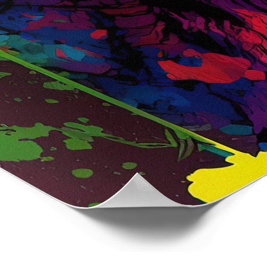 Dinosaur T Rex Green Jurassic Poster (Hoek)