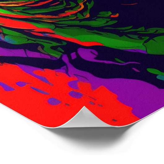 Dinosaur T Rex happy Poster (Hoek)