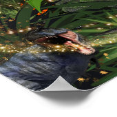 Dinosaur T-rex jongens meteor Dino-eilanddieren Poster (Hoek)