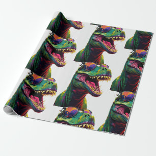 Dinosaur T Rex Jurassic Cool Cadeaupapier