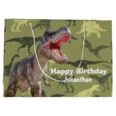 Dinosaur T Rex Jurassic World Groot Cadeauzakje (Achterkant)