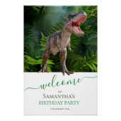 DINOSAUR T-Rex Jurassic World Wall Art! Perfect Poster (Voorkant)