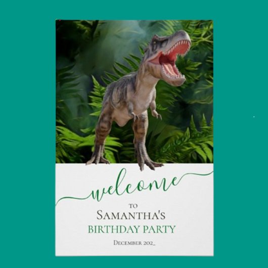 DINOSAUR T-Rex Jurassic World Wall Art! Perfect Poster