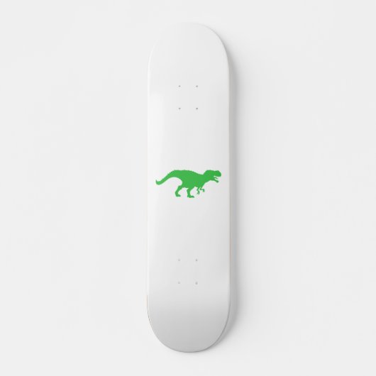 Dinosaur T-Rex - Kies achtergrondkleur Persoonlijk Skateboard (Voorkant)