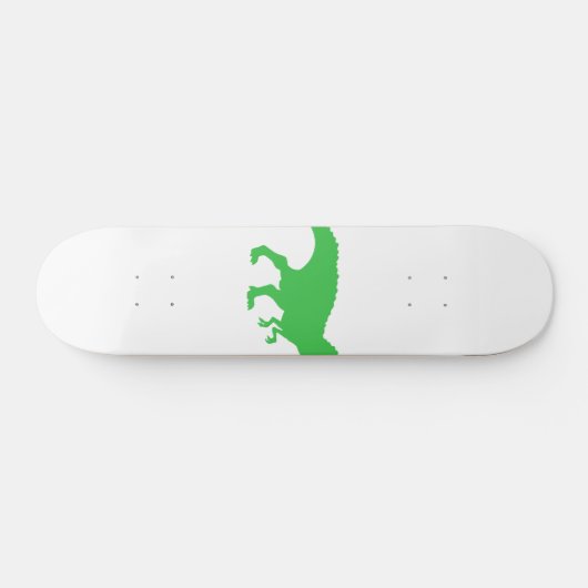 Dinosaur T-Rex - Kies achtergrondkleur Persoonlijk Skateboard (Horizontaal)