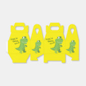 Dinosaur T-rex Kinder 1ste verjaardag van de Dino- Bedankdoosjes (Uitgevouwen)