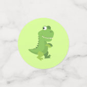 Dinosaur T-rex Kinder 1ste verjaardag van de Dino- Confetti (Kleine voorkant)