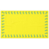 Dinosaur T-rex Kinder 1ste verjaardag van de Dino- Tafelkleed (Voorkant (Horizontaal))