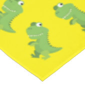 Dinosaur T-rex Kinder 1ste verjaardag van de Dino- Tafelkleed (Gekanteld)