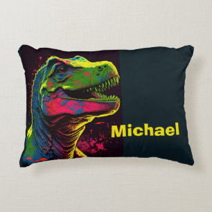 Dinosaur T Rex Kinder Accent Pillow Kussen