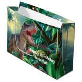Dinosaur T Rex kinder Jurassic World Groot Cadeauzakje (Voorkant Gekanteld)