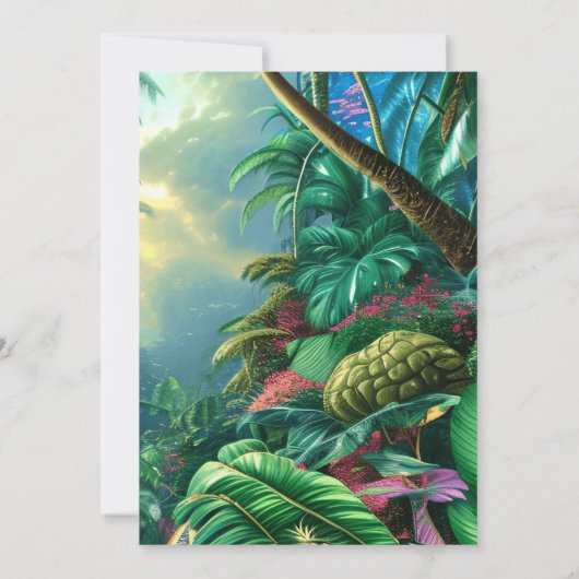 Dinosaur T Rex Kinder Jurassic World Kaart (Achterkant)