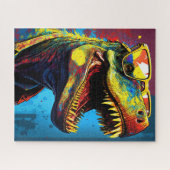Dinosaur T Rex Modern World Kinder Legpuzzel (Horizontaal)