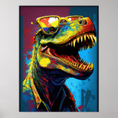 Dinosaur T Rex Modern World Kinder Poster (Voorkant)