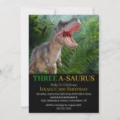 Dinosaur T Rex oerwoud Jurassic World Kaart (Voorkant)