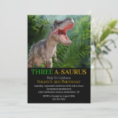 Dinosaur T Rex oerwoud Jurassic World Kaart (Staand voorkant)