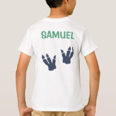 Dinosaur T-Rex Party Pet Brother of Birthday Boy T-shirt (Achterkant)