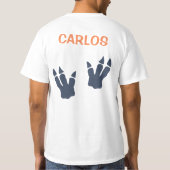 Dinosaur T-Rex Party Pet Pap van de Biedendag Boy T-shirt (Achterkant)