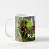 Dinosaur T Rex Personalized Coffee Mok, Cup Koffiemok (Links)