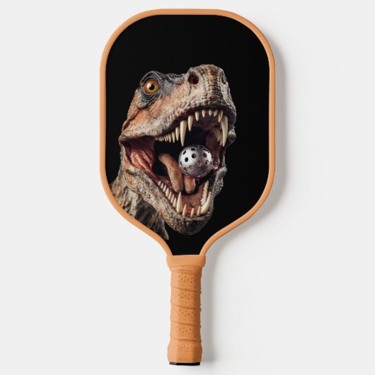 Dinosaur T-Rex Pickleball Paddle (Achterkant)