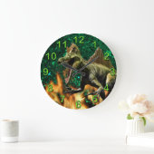 Dinosaur T-rex prehistorische dierenbrandnummers Grote Klok (Huis)