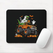 Dinosaur T-rex Riding Monster Truck Halloween Men  Muismat (Met muis)