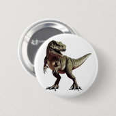 Dinosaur T Rex Ronde Button 5,7 Cm (Voorkant /achterkant)