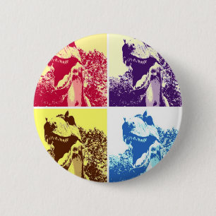 Dinosaur T-Rex Ronde Button 5,7 Cm